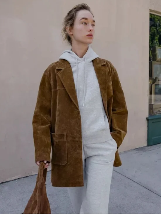 Zara NWT 100% leather long jacket 3046/255 - Picture 11 of 15